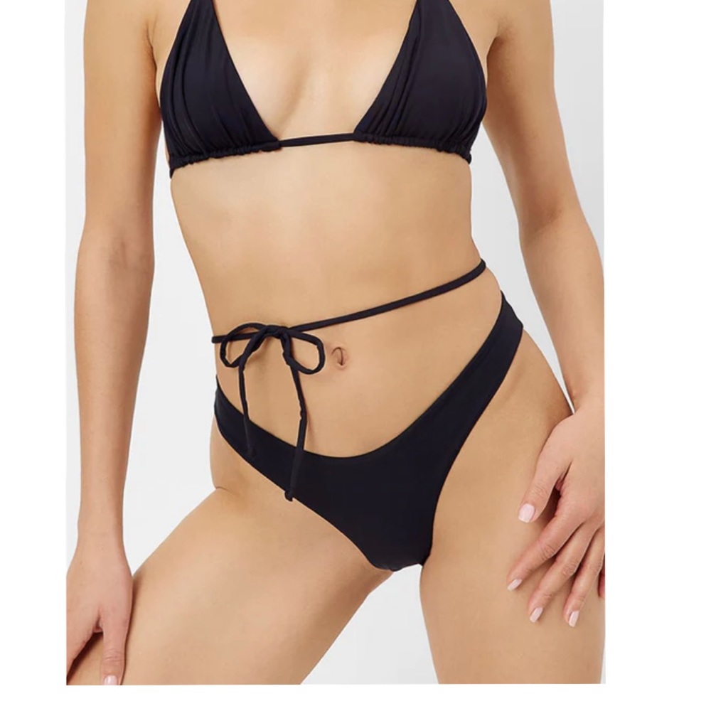 Foxy Tie Front Cheeky Bikini Bottom